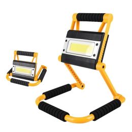 1Pack LED Working Light High Lumen Rechargeable Floodlight Portable Foldable Camping Light With 360Â° Rotation Stand